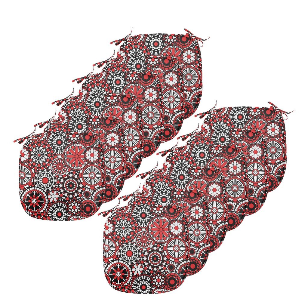 ABAKUHAUS Red Mandala Подушки для обеденного стула Цветочная мозаика Декоративная водонепроницаемая подушка с ремнями для кухонных сидений 40 см x 40 см Упаковка из 12 шт. Черный Белый Оранжевый
ABAKUHAUS Red Mandala Подушки для обеденного стула Цветочная мозаика Декоративная водонепроницаемая подушка с ремнями для кухонных сидений 40 см x 40 см Упаковка из 12 шт. Черный Белый Оранжевый