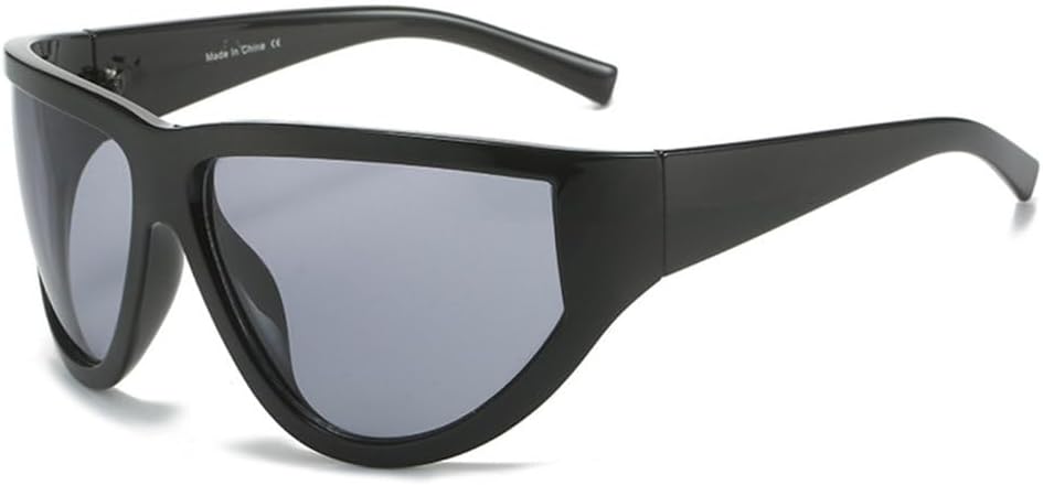 Спортивные солнцезащитные очки для женщин, уникальные большие панк-очки, мужские модные солнцезащитные очки в стиле хип-хоп, очки с защитой от УФ-излучения UV400 MTZJH, Black
Спортивные солнцезащитные очки для женщин, уникальные большие панк-очки, мужские модные солнцезащитные очки в стиле хип-хоп, очки с защитой от УФ-излучения UV400 MTZJH, Black