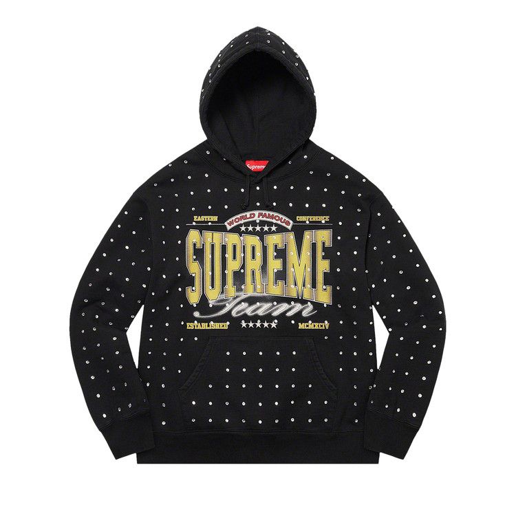 Толстовка Supreme Rhinestone Hooded Sweatshirt, Black
Толстовка Supreme Rhinestone Hooded Sweatshirt, Black