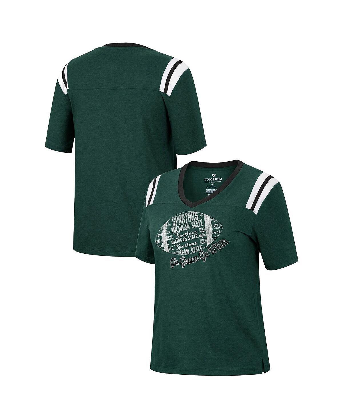 Женская зеленая футболка с треугольным рисунком Michigan State Spartans 15 Min Early Football с v-образным вырезом Colosseum, Зеленый, Женская зеленая футболка с треугольным рисунком Michigan State Spartans 15 Min Early Football с v-образным вырезом Colos
Женская зеленая футболка с треугольным рисунком Michigan State Spartans 15 Min Early Football с v-образным вырезом Colosseum, Зеленый, Женская зеленая футболка с треугольным рисунком Michigan State Spartans 15 Min Early Football с v-образным вырезом Colos