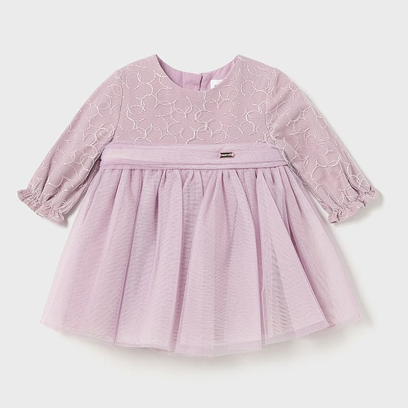 Лиловое платье из тюля с вышивкой Mayoral
Лиловое платье из тюля с вышивкой Mayoral