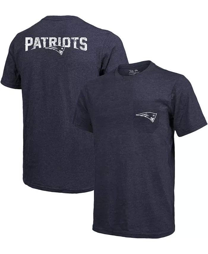 Футболка с карманом New England Patriots Tri-Blend - вязаный темно-синий Majestic
Футболка с карманом New England Patriots Tri-Blend - вязаный темно-синий Majestic