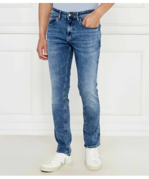 Джинсы Скантон Slim fit Tommy Jeans, синий 
Джинсы Скантон Slim fit Tommy Jeans, синий