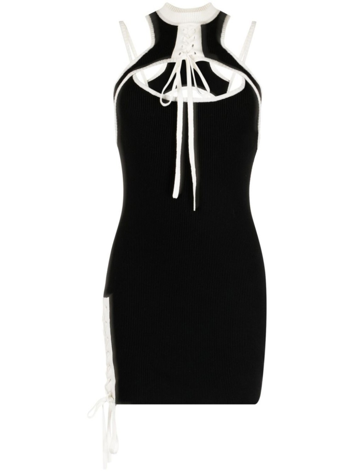 Monse платье мини с контрастной отделкой, черный
Monse платье мини с контрастной отделкой, черный