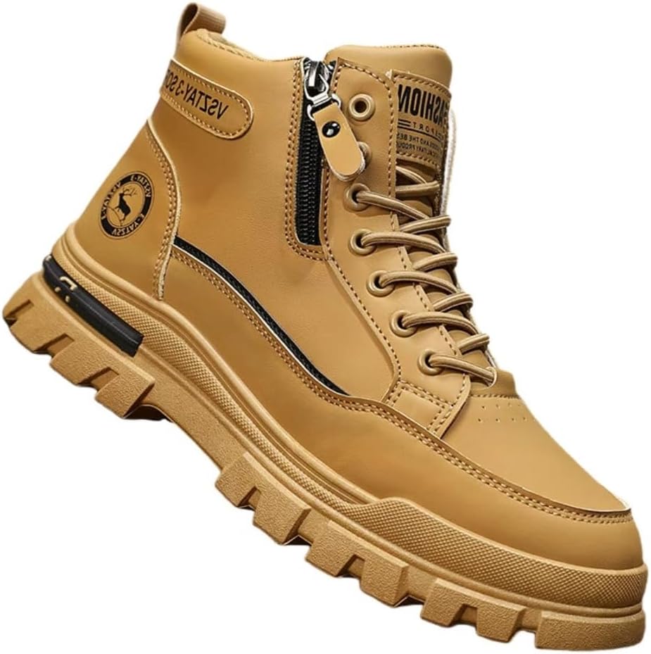 Мужские модные кроссовки - повседневные и стильные, с толстой подошвой, противоскользящие и прочные, с теплой искусственной кожей для всех сезонов Generic, хаки
Мужские модные кроссовки - повседневные и стильные, с толстой подошвой, противоскользящие и прочные, с теплой искусственной кожей для всех сезонов Generic, хаки