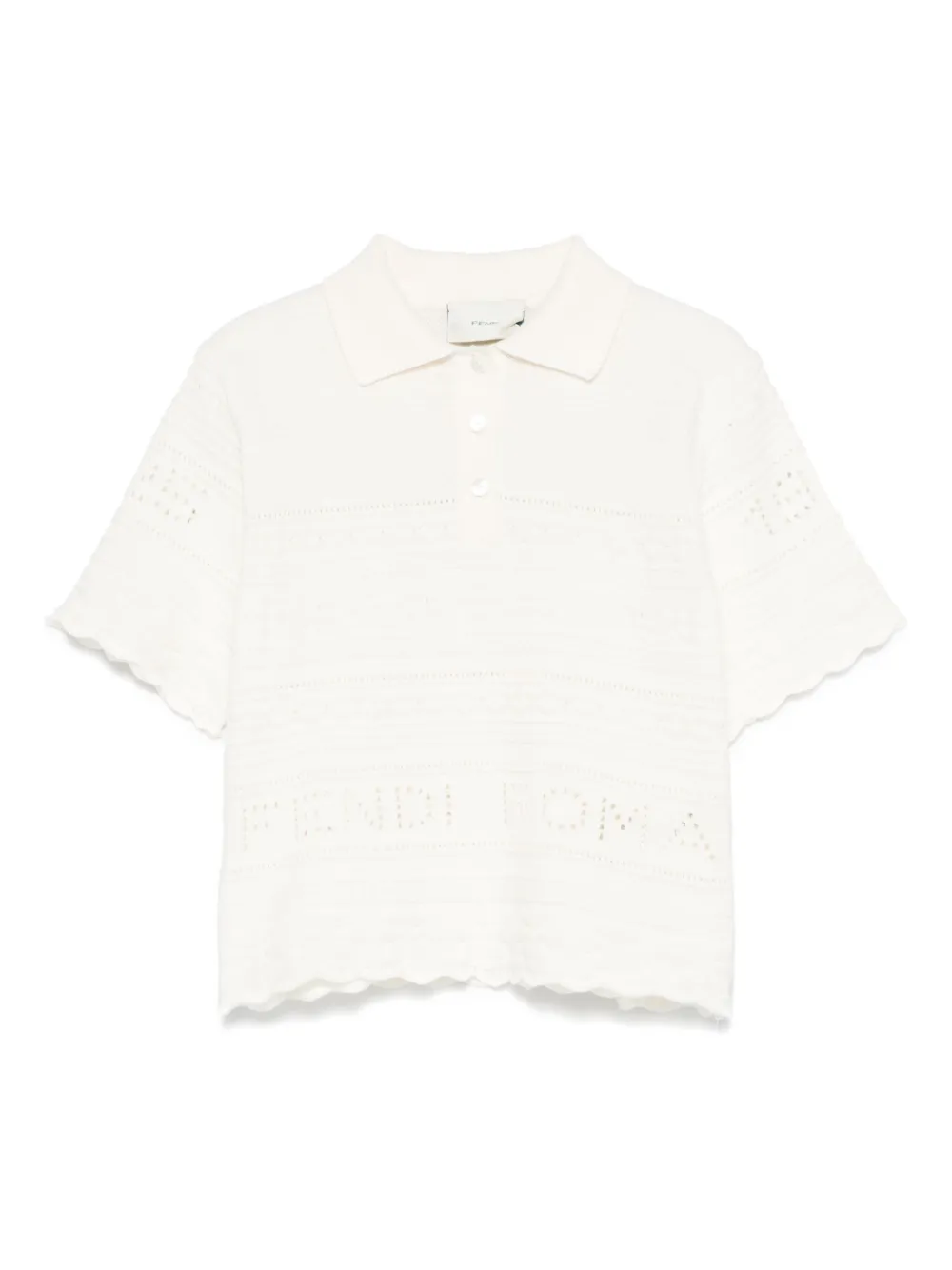 Рубашка поло с перфорацией FENDI KIDS, нейтральный
Рубашка поло с перфорацией FENDI KIDS, нейтральный