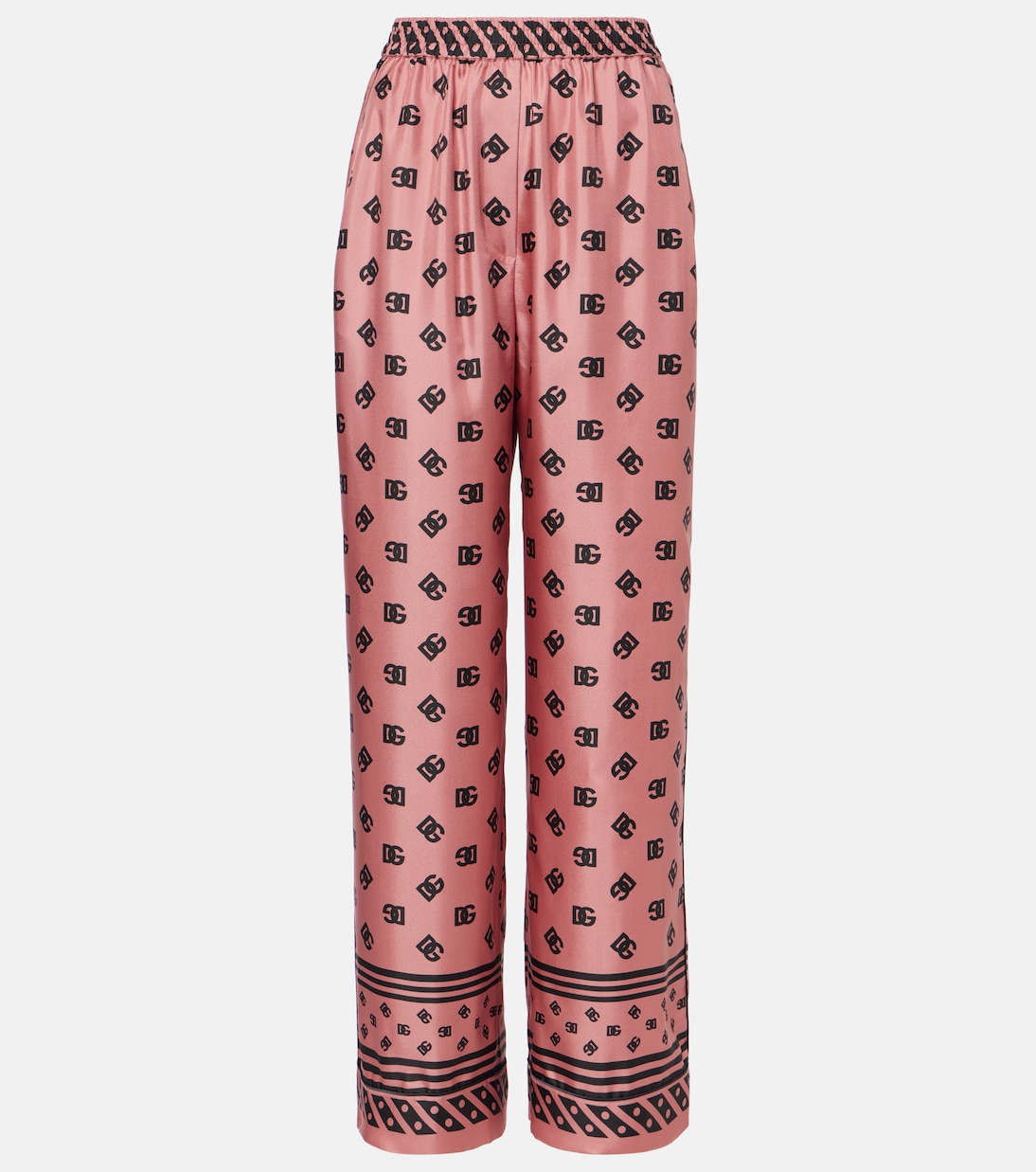 Брюки-палаццо из шелкового атласа DG Dolce&Gabbana, Rosa Polvere Scuro
Брюки-палаццо из шелкового атласа DG Dolce&Gabbana, Rosa Polvere Scuro