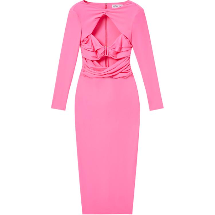 Self-Portrait Длинное Платье с Длинными Рукавами Женское Неоново-Розовое
Self-Portrait Длинное Платье с Длинными Рукавами Женское Неоново-Розовое