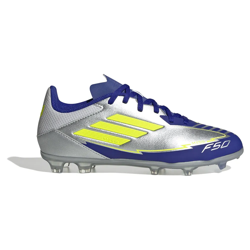Футбольные бутсы adidas F50 League Messi FG/MG kids, серебряный
Футбольные бутсы adidas F50 League Messi FG/MG kids, серебряный