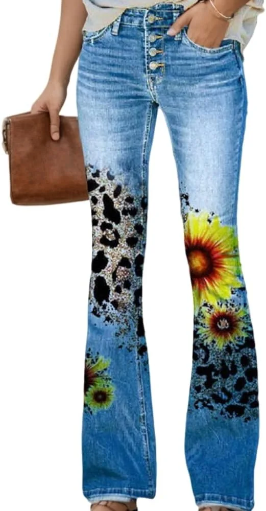 Женские джинсовые палаццо с цветочным принтом и эластичным поясом Akivide
Женские джинсовые палаццо с цветочным принтом и эластичным поясом Akivide