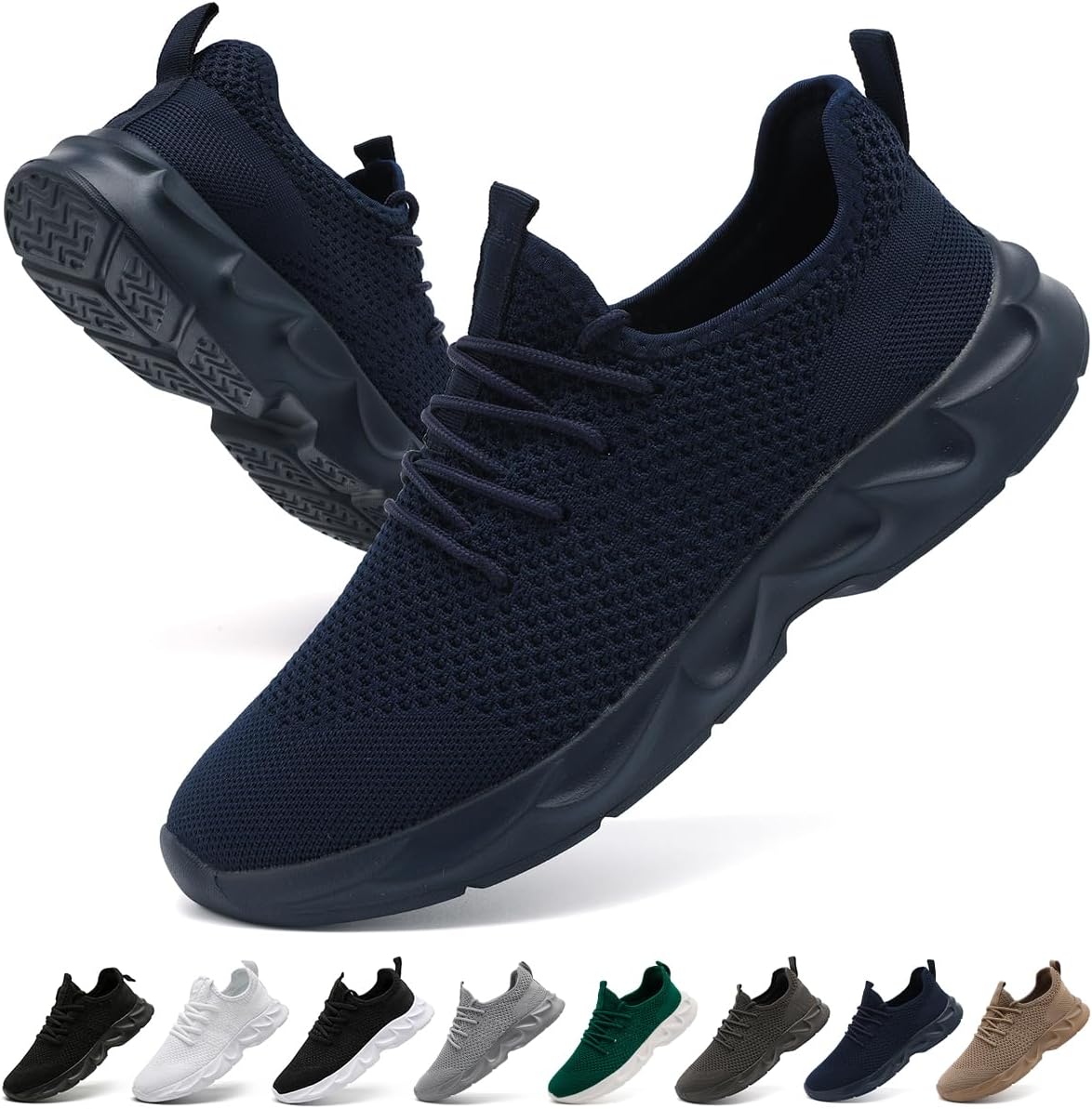 Мужские легкие теннисные и спортивные кроссовки с дышащей сеткой, противоскользящие, для работы и ходьбы, удобные для спорта Xkowuo, синий
Мужские легкие теннисные и спортивные кроссовки с дышащей сеткой, противоскользящие, для работы и ходьбы, удобные для спорта Xkowuo, синий