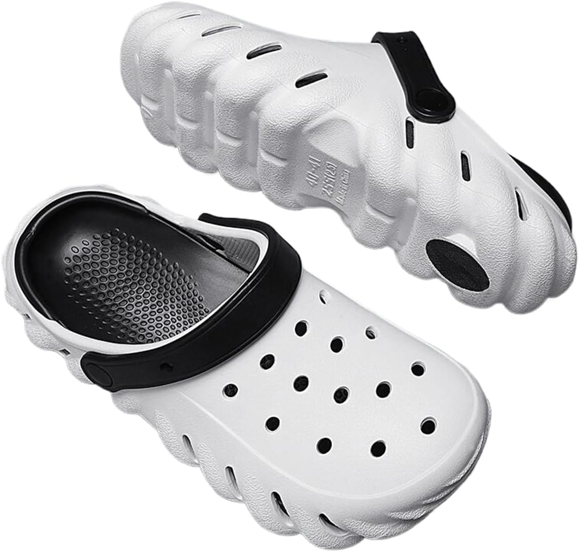 Женские и мужские повседневные сабо с толстой подошвой, противоскользящие, из EVA, модные, с круглым носком, для дома, улицы и пляжа, закрытые тапочки на легкой подошве Dannling, белый
Женские и мужские повседневные сабо с толстой подошвой, противоскользящие, из EVA, модные, с круглым носком, для дома, улицы и пляжа, закрытые тапочки на легкой подошве Dannling, белый