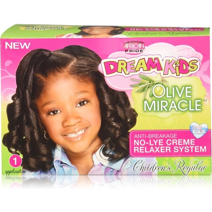 Dream Kids Olive Miracle No-Lye Relaxer Regular African Pride
Dream Kids Olive Miracle No-Lye Relaxer Regular African Pride
