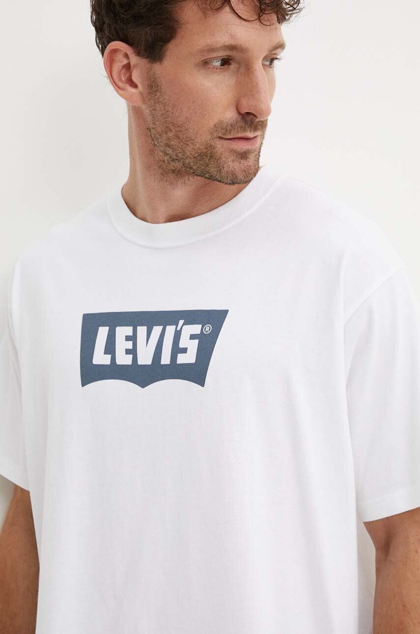 Хлопковая футболка Levi's, белый
Хлопковая футболка Levi's, белый