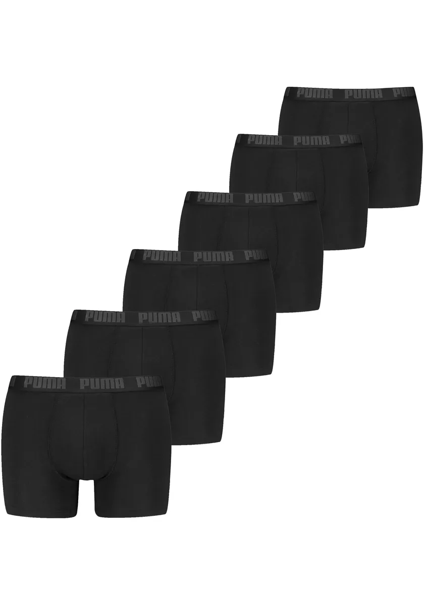 Боксеры PUMA (6 шт. в упаковке), с эластичным поясом с логотипом, черный
Боксеры PUMA (6 шт. в упаковке), с эластичным поясом с логотипом, черный