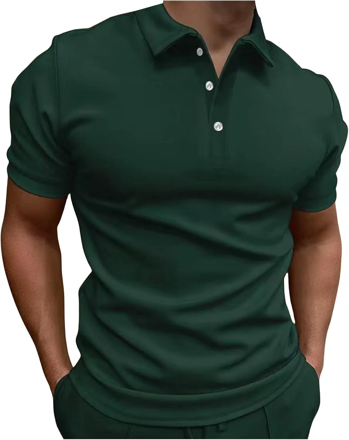 Футболка-поло для мужчин Stretchy Short Sleeve Slim Fit Smoneyful
Футболка-поло для мужчин Stretchy Short Sleeve Slim Fit Smoneyful