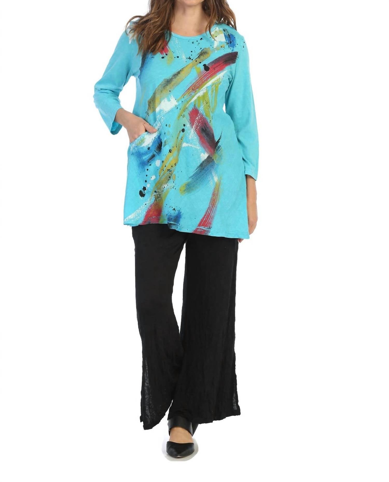 Топ Bora Bora из минерально-выстиранного хлопка с льняными контрастными вставками в синем цвете Jess & Jane
Топ Bora Bora из минерально-выстиранного хлопка с льняными контрастными вставками в синем цвете Jess & Jane