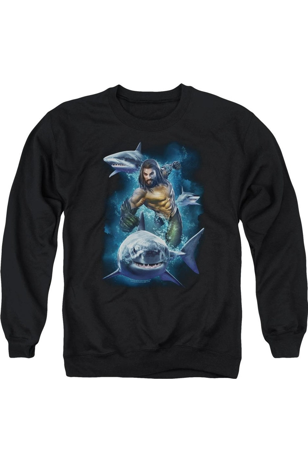 Толстовка с круглым вырезом для взрослых «Аквамен» из фильма «Плавание с акулами» Gildan, черный
Толстовка с круглым вырезом для взрослых «Аквамен» из фильма «Плавание с акулами» Gildan, черный