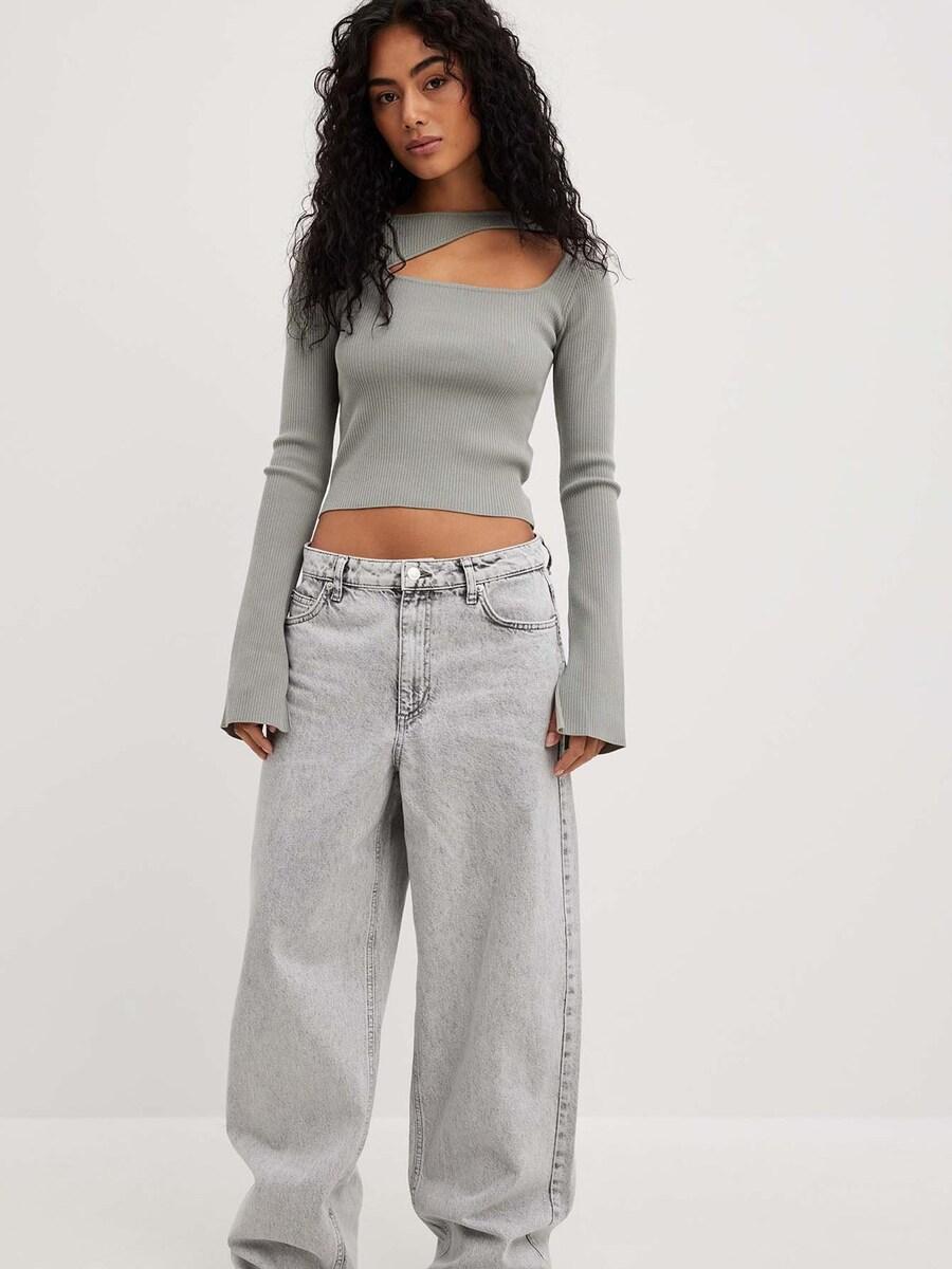 Джинсы свободного кроя NA-KD, светло-серый
Джинсы свободного кроя NA-KD, светло-серый
