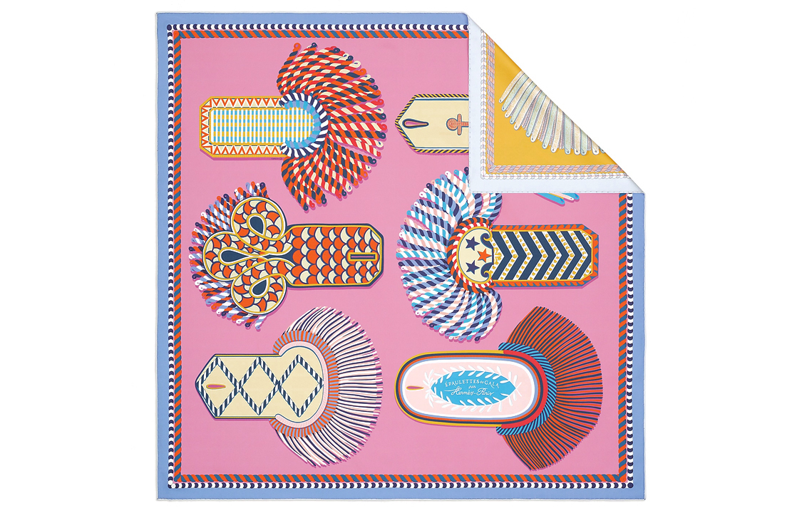 Шёлковый платок HERMES для женщин розово-жёлтый
Шёлковый платок HERMES для женщин розово-жёлтый