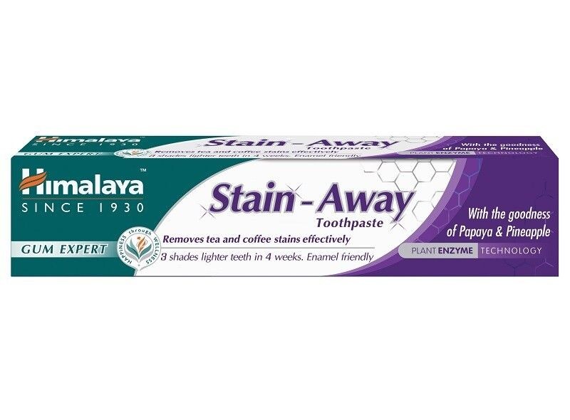 Himalaya Stain Away Зубная паста, 75 ml
Himalaya Stain Away Зубная паста, 75 ml