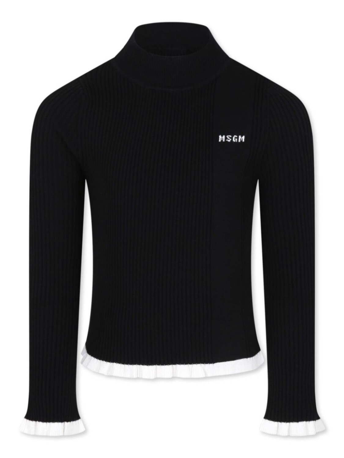 Ребристый свитер MSGM Kids, черный
Ребристый свитер MSGM Kids, черный