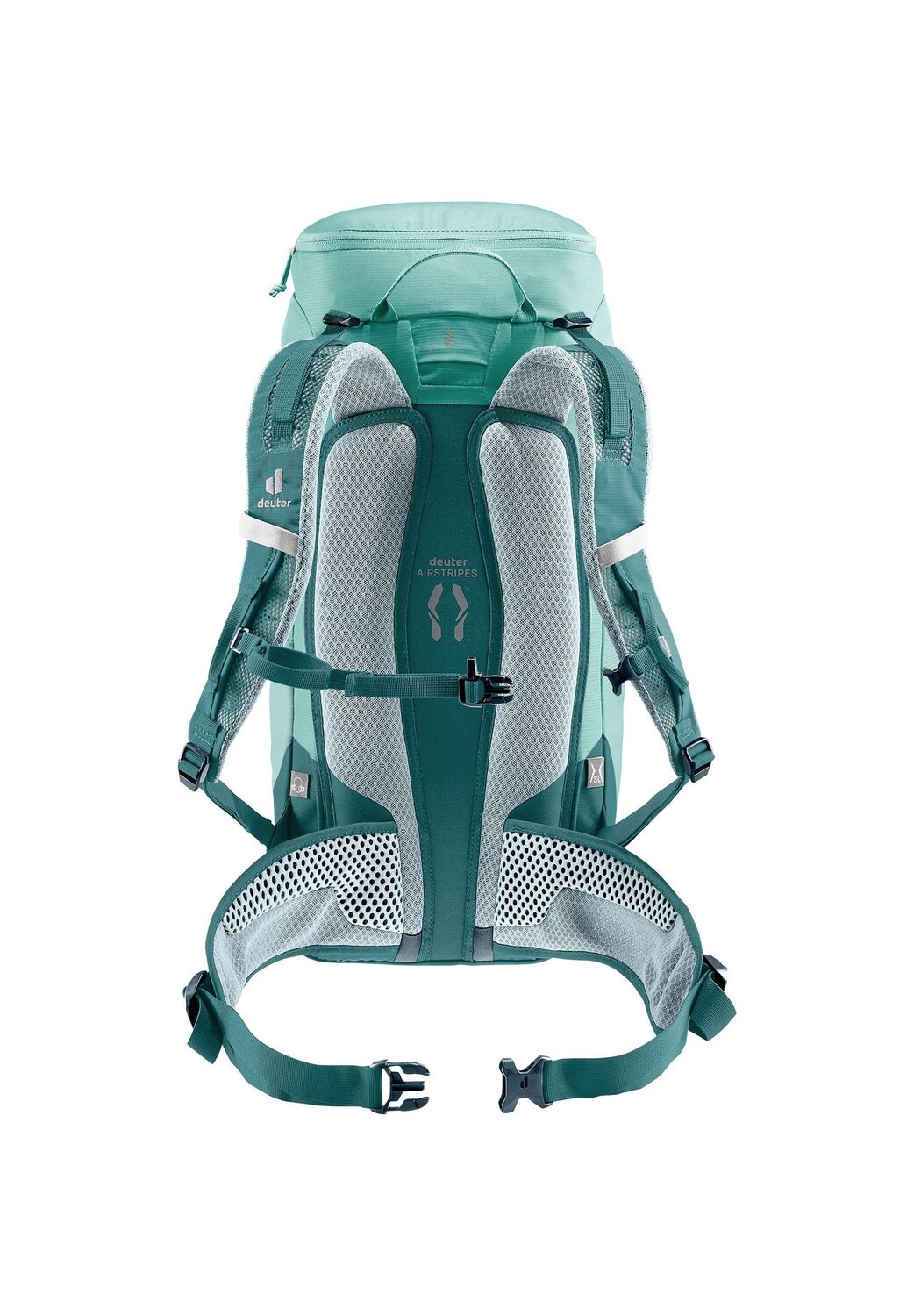 Походный рюкзак Trail 22 SL нагрудный ремень, компрессионные ремни, контактная спинка, подготовка системы гидратации, встроенный дождевик для женщин deuter, цвет Glacier-Deepsea 
Походный рюкзак Trail 22 SL нагрудный ремень, компрессионные ремни, контактная спинка, подготовка системы гидратации, встроенный дождевик для женщин deuter, цвет Glacier-Deepsea