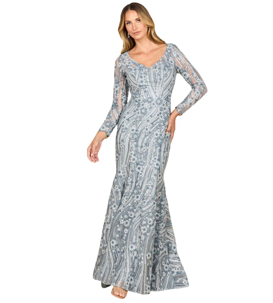 Женское платье-русалка с длинными рукавами Lara, Slate
Женское платье-русалка с длинными рукавами Lara, Slate