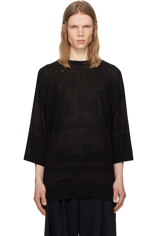 Полосатая регбийная футболка Juun.J, черный
Полосатая регбийная футболка Juun.J, черный