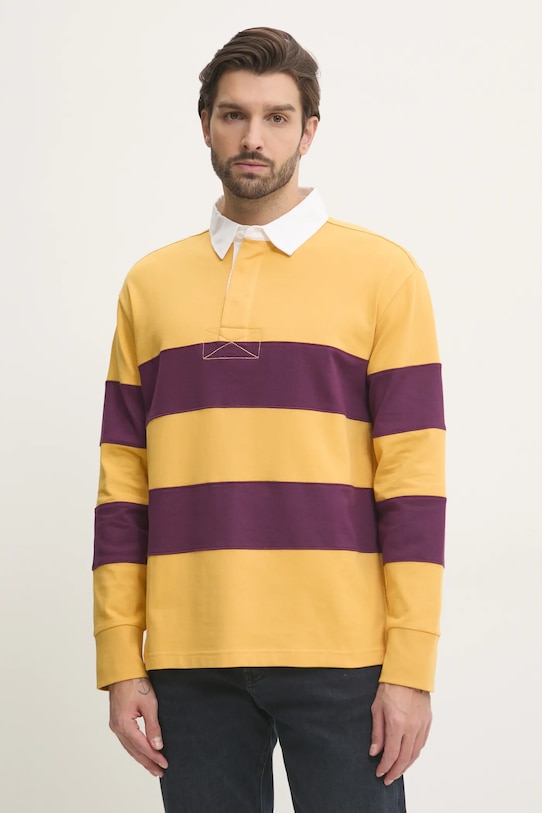 Хлопковая водолазка Gant, желтый 
Хлопковая водолазка Gant, желтый