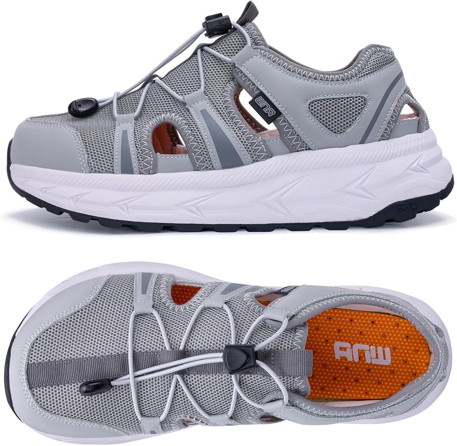 Мужские туристические кроссовки широкого размера, с закрытым носком, нескользящие, спортивные сандалии, кроссовки для тенниса, повседневные удобные обувь для ходьбы, размеры US 8-13 Ahusir, светло-серый
Мужские туристические кроссовки широкого размера, с закрытым носком, нескользящие, спортивные сандалии, кроссовки для тенниса, повседневные удобные обувь для ходьбы, размеры US 8-13 Ahusir, светло-серый