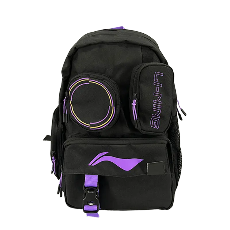 LiNing Рюкзак унисекс обычный из износостойкой водоотталкивающей ткани, черный
LiNing Рюкзак унисекс обычный из износостойкой водоотталкивающей ткани, черный