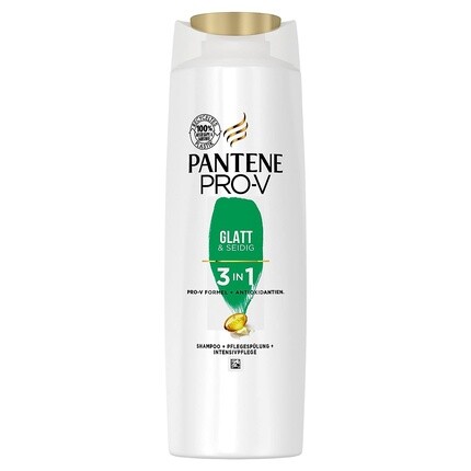 Pro-V Шампунь «Гладкий и шелковистый» 3 в 1, Pantene
Pro-V Шампунь «Гладкий и шелковистый» 3 в 1, Pantene