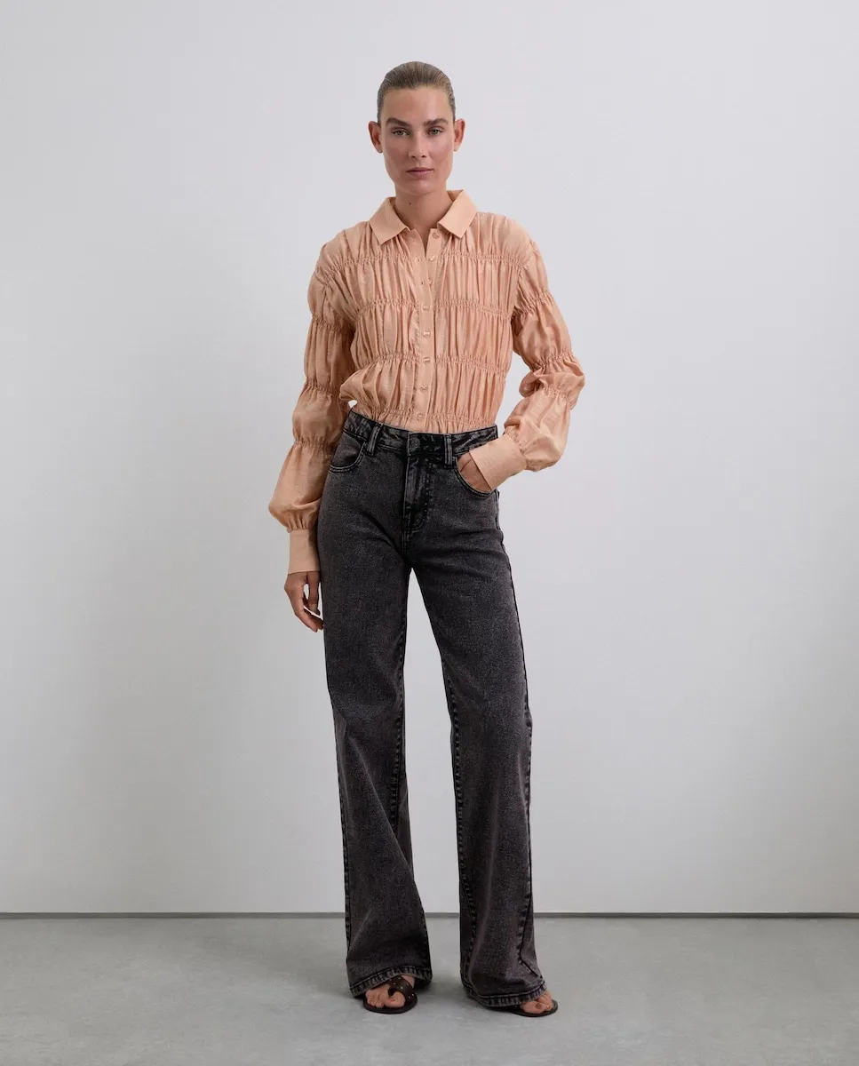 Женские прямые джинсы с эффектом стирки и средней посадкой Scalpers, коричневый
Женские прямые джинсы с эффектом стирки и средней посадкой Scalpers, коричневый