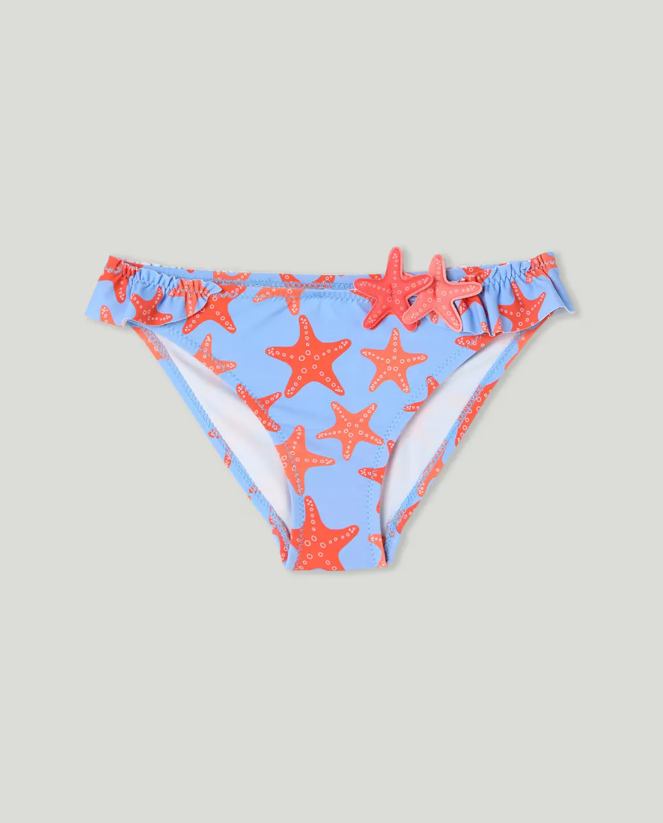 Трусики для девочек с принтом «морская звезда» Kids El Corte Inglés, синий 
Трусики для девочек с принтом «морская звезда» Kids El Corte Inglés, синий
