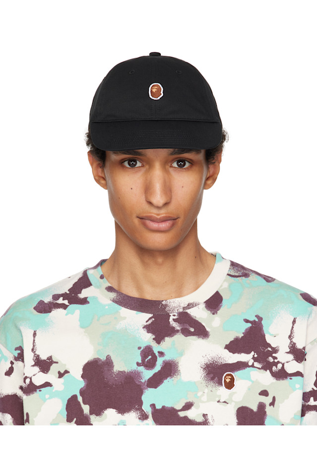 Одноточечная кепка из хлопчатобумажной саржи Bape, черный
Одноточечная кепка из хлопчатобумажной саржи Bape, черный