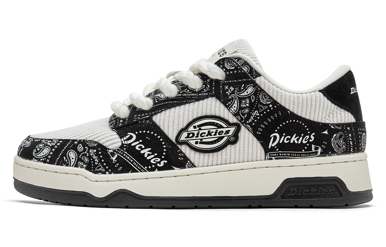 Dickies Низкие мужские кроссовки для скейтбординга, черно-белые
Dickies Низкие мужские кроссовки для скейтбординга, черно-белые