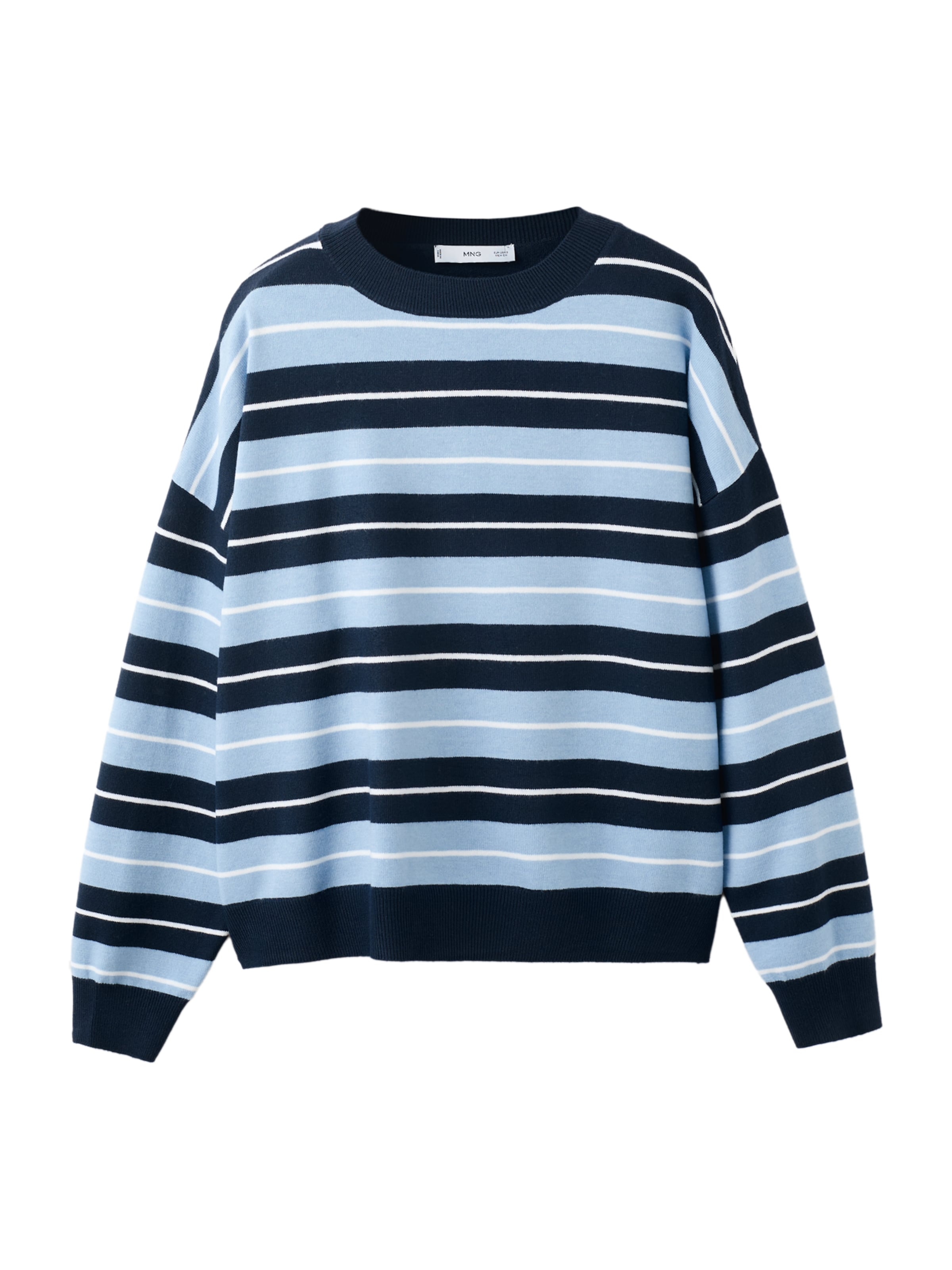 MANGO Свитер 'LOTIN' в цвете Navy, Light Blue
MANGO Свитер 'LOTIN' в цвете Navy, Light Blue