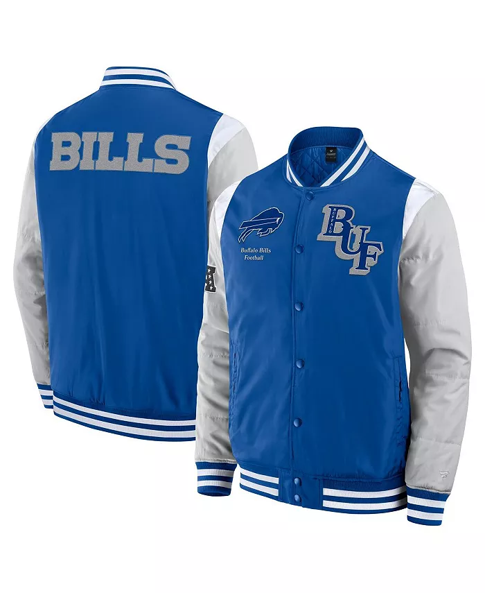 Мужская и женская куртка Royal Buffalo Bills Elements Elite на молнии Fanatics
Мужская и женская куртка Royal Buffalo Bills Elements Elite на молнии Fanatics