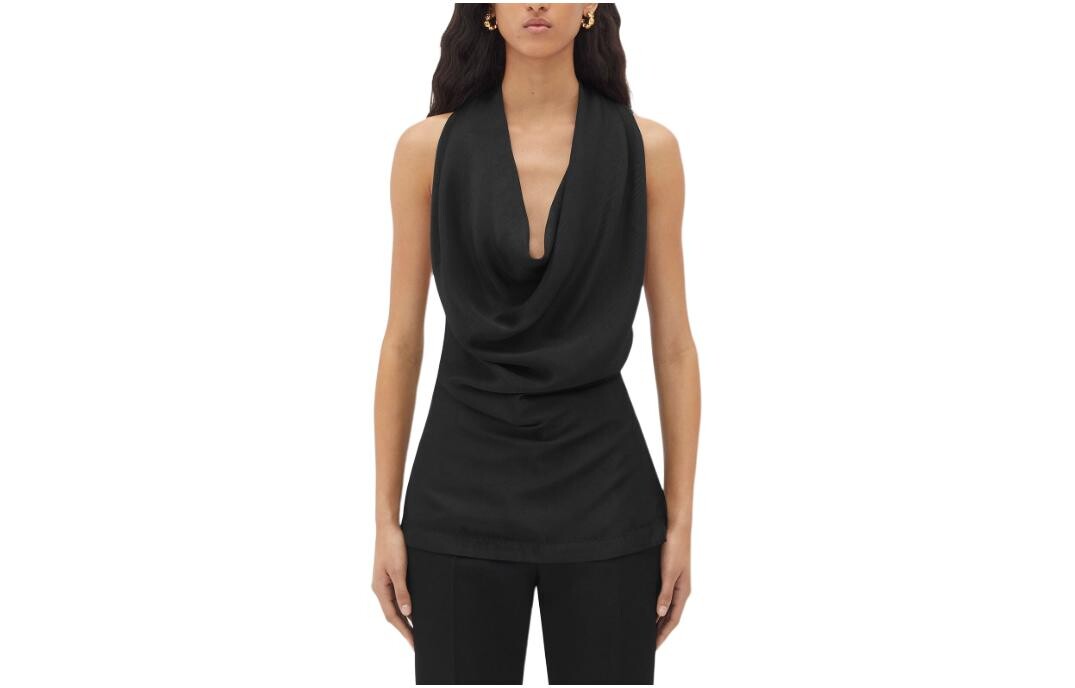 Футболка женская черная Bottega Veneta 
Футболка женская черная Bottega Veneta