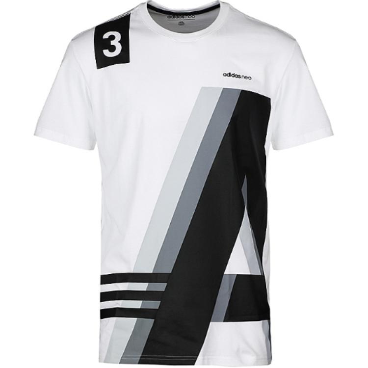 Мужская белая футболка Adidas Neo 
Мужская белая футболка Adidas Neo