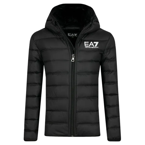Пуховик стандартного кроя Ea7, черный
Пуховик стандартного кроя Ea7, черный