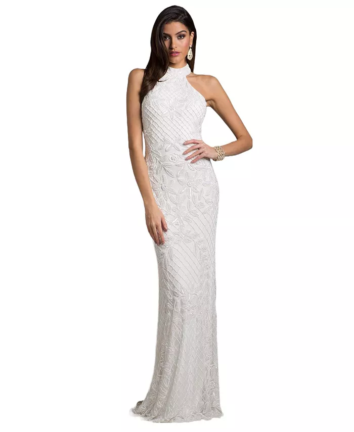 Женское свадебное платье-футляр с халтер-бретельками, украшенное бисером Lara, слоновая кость/кремовый
Женское свадебное платье-футляр с халтер-бретельками, украшенное бисером Lara, слоновая кость/кремовый