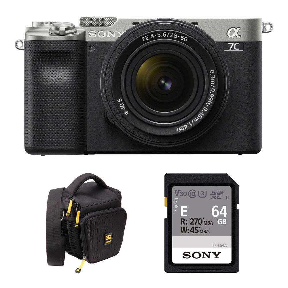 Беззеркальная камера Sony a7C Mirrorless Camera with 28-60mm Lens and Basic Bundle
Беззеркальная камера Sony a7C Mirrorless Camera with 28-60mm Lens and Basic Bundle