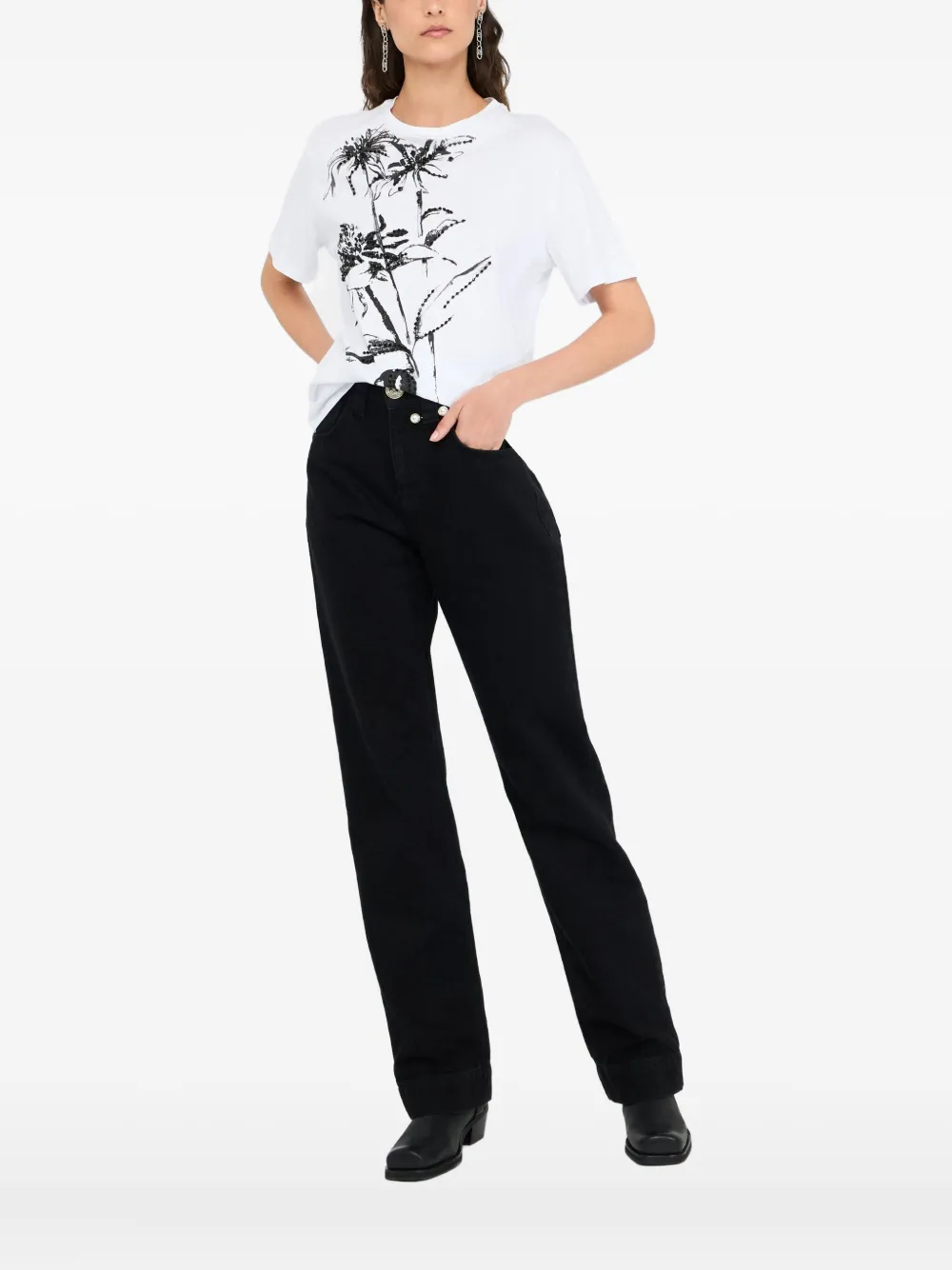 Футболка с цветочным принтом LIU JO, белый
Футболка с цветочным принтом LIU JO, белый