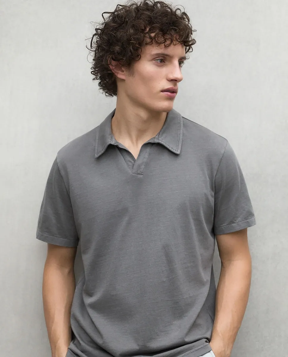 Мужская рубашка поло с короткими рукавами и воротником-стойкой Ecoalf, темно-серый
Мужская рубашка поло с короткими рукавами и воротником-стойкой Ecoalf, темно-серый