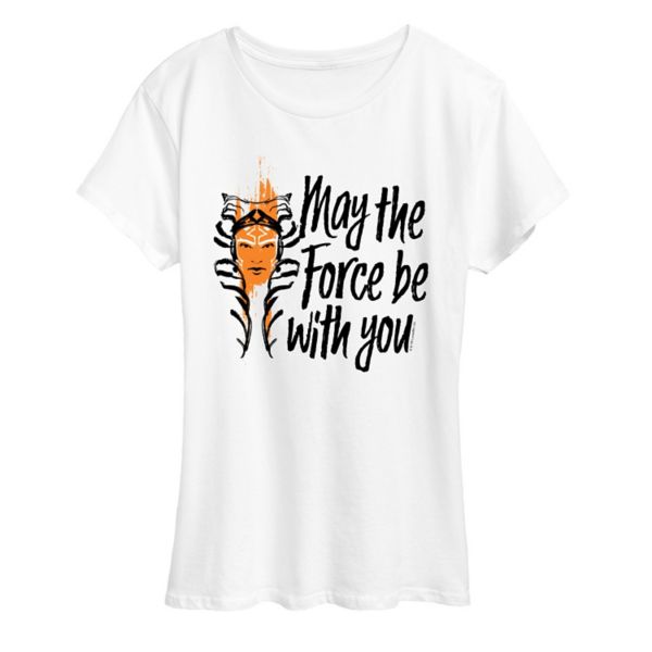 Женская футболка с графическим принтом «Да пребудет с тобой сила» Star Wars, белый
Женская футболка с графическим принтом «Да пребудет с тобой сила» Star Wars, белый