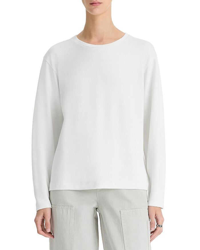 Свободная футболка с длинным рукавом и круглым вырезом Vince, слоновая кость/кремовый
Свободная футболка с длинным рукавом и круглым вырезом Vince, слоновая кость/кремовый