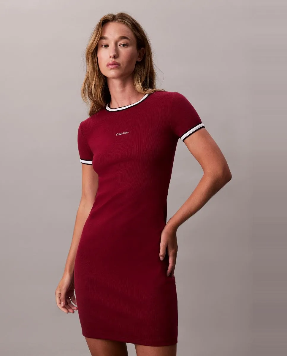 Платье для женщин с логотипом Calvin Klein Jeans, бордовый
Платье для женщин с логотипом Calvin Klein Jeans, бордовый