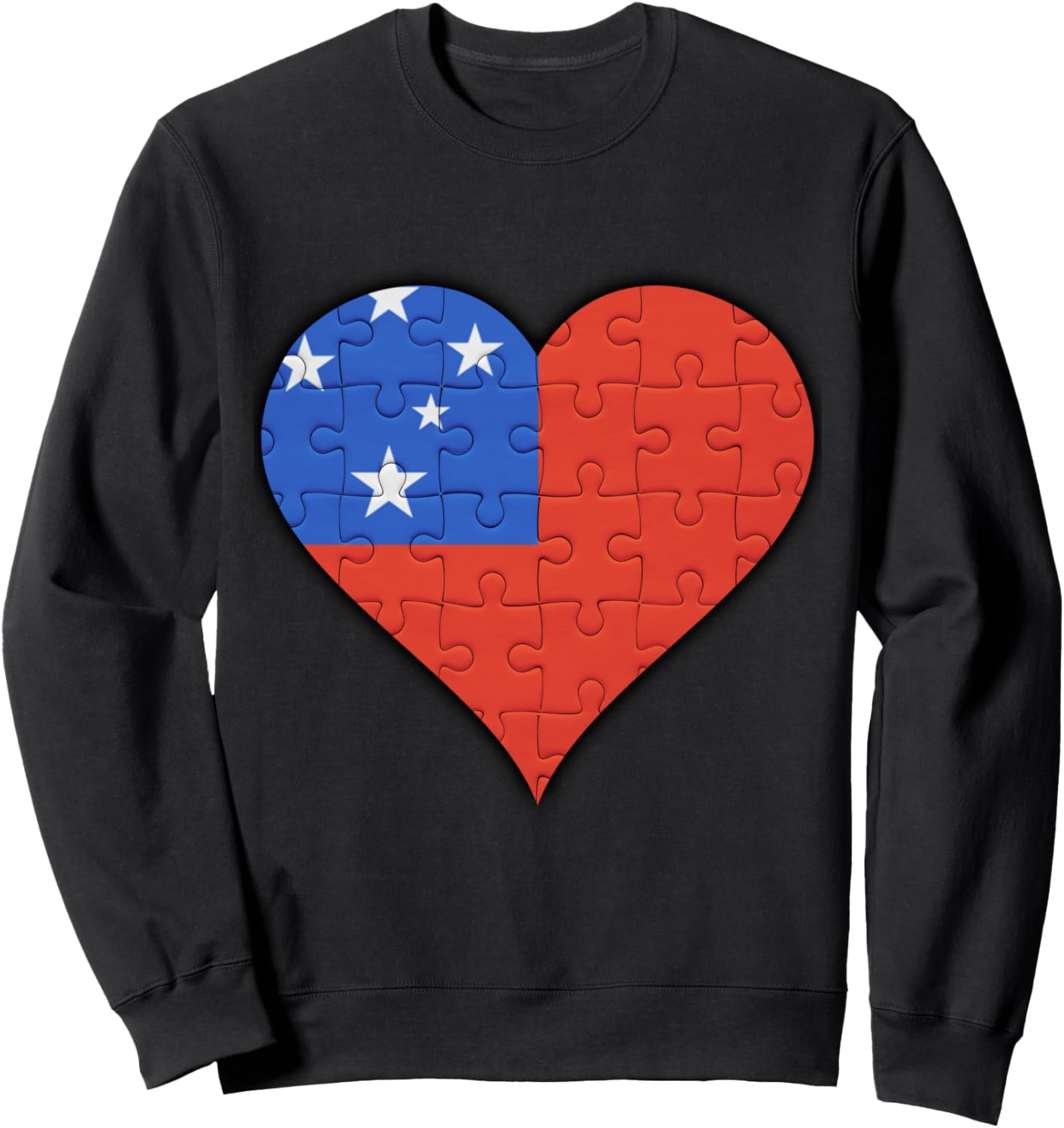 Толстовка с изображением флага Самоа и сердца Samoan Flag Heart Design, черный
Толстовка с изображением флага Самоа и сердца Samoan Flag Heart Design, черный